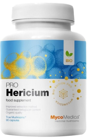 Hericium Pro - Soplówka jeżowata - 90 kapsułek Mycomedica