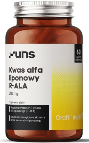 Kwas alfa liponowy R-ALA 60 kapsułek UNS