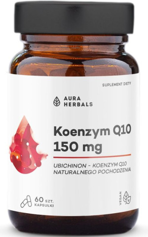 Aura Herbals Koenzym Q10 - 150 mg - 60 kapsułek