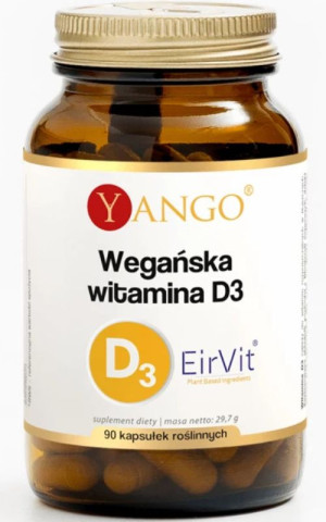 Yango Wegańska witamina D3 - 90 kapsułek