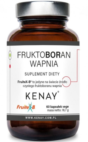 Kenay Fruktoboran wapnia FruiteX-B - 60 kapsułek