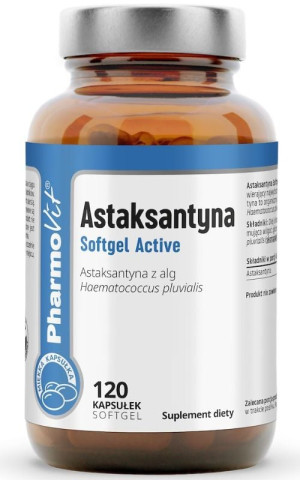 Pharmovit Clean Label Astaksantyna - 120 kapsułek Softgel Active