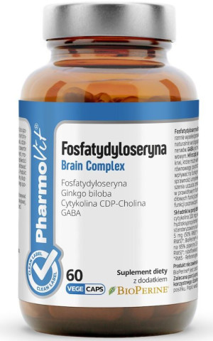 Pharmovit Clean Label Fosfatydyloseryna Brain Complex - 60 kapsułek