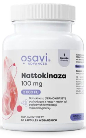 Osavi Nattokinaza 100 mg, 60 kaps