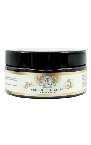 Peeling do ciała kokos wanilia Deva Cosmetics 300 ml