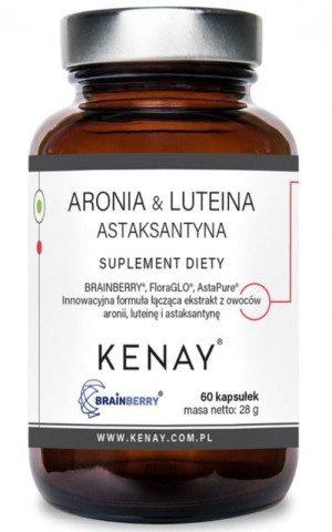 Kenay Aronia & Luteina Astaksantyna 60 kaps