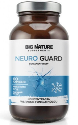 Neuro Guard - Wsparcie dla mózgu i układu nerwowego - 60 kapsułek Big Nature