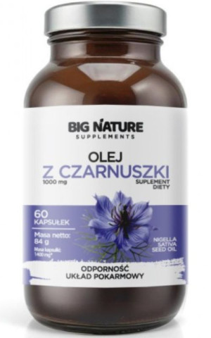 Olej z czarnuszki 60 kapsułek Big Nature