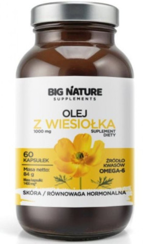 Olej z wiesiołka 60 kapsułek Big Nature