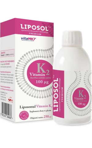 Aliness Liposol, Liposomalna Witamina K2 (Vita MK7)100 uq 250 ml