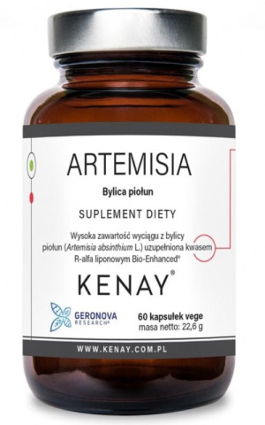 Kenay Artemisia Bylica piołun + kwas R-alfa liponowy 60 kapsułek vege