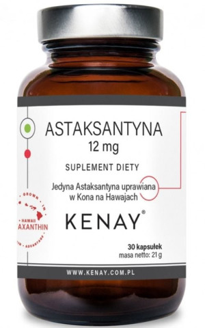 Kenay Astaksantyna 12 mg, 30 kapsułek