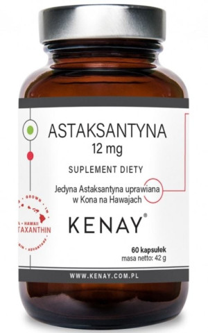 Kenay Astaksantyna 12 mg, 60 kapsułek