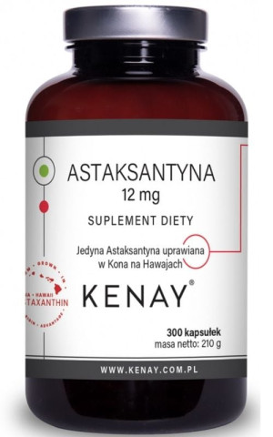 Kenay Astaksantyna 12 mg, 300 kapsułek