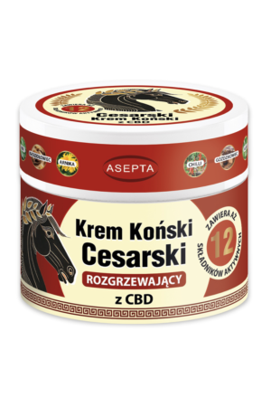 ASEPTA Krem koński cesarski rozgrzewający z CBD 150ml