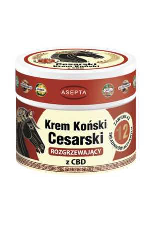 ASEPTA Krem koński cesarski rozgrzewający z CBD 50ml