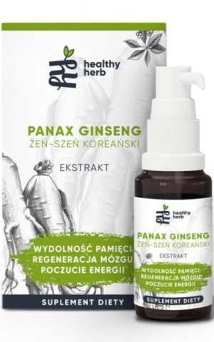 Healthy Herb - Panax Ginseng - Żeń-szeń koreański - 30ml