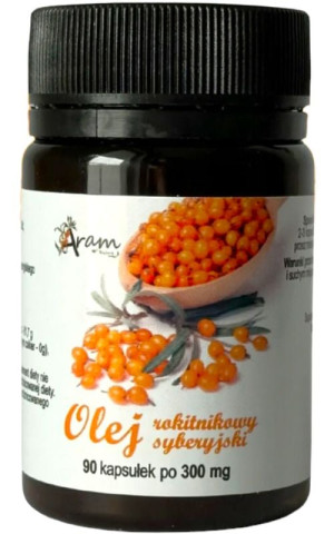 Aram Olej rokitnikowy syberyjski 300mg 90 kapsułek