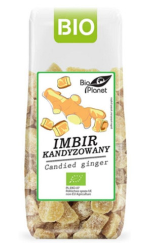 Imbir kandyzowany BIO 100 g BIO PLANET