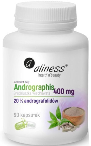 Aliness - Andrographis - Brodziuszka wiechowata - 90 kapsułek