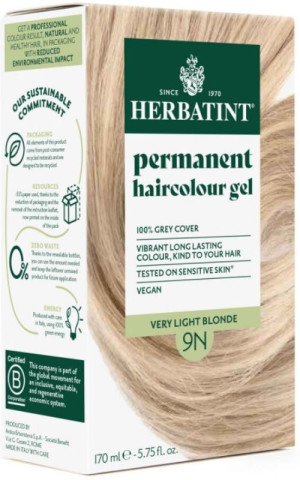 Herbatint Trwała farba herbatint Bardzo Jasny Blond 9N 150 ml
