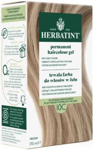 Herbatint trwała farba do włosów Szwedzki Blond 10C