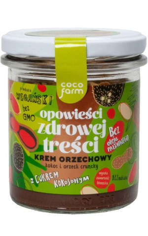 Coco Farm Opowieści Zdrowej Treści Krem orzechowy 280g
