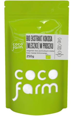 Coco Farm Ekstrakt kokosa w proszku (mleczko) BIO 250g