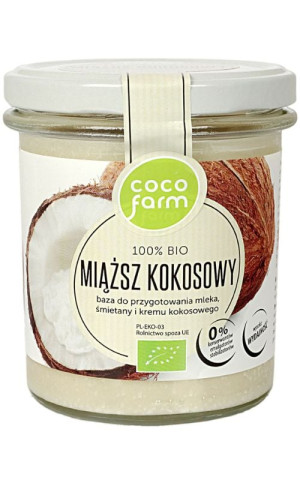 Coco Farm Miąższ kokosowy BIO 280 g