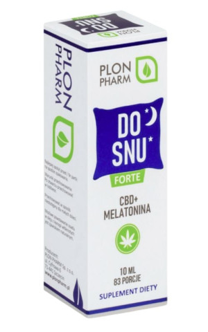 Do snu forte CBD+Melatonina 10ml PLON PHARM