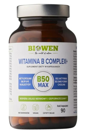 Biowen Witamina B Complex + 90 kaps