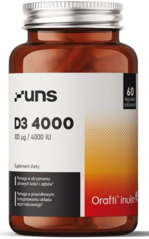 UNS Witamina D3 - 4000 IU - 60 kapsułek