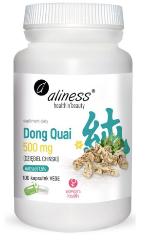 Aliness Dong Quai (DZIĘGIEL CHIŃSKI) 500 mg 100 kaps