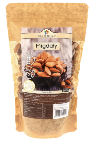 PIĘĆ PRZEMIAN Migdały 500g
