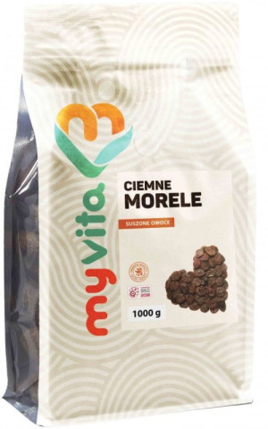 Morele Ciemne naturalne suszone Myvita 1000g