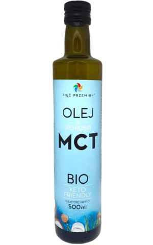 PIĘĆ PRZEMIAN Olej MCT z kokosa BIO 500ml
