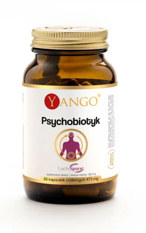 YANGO Psychobiotyk ( GABA + Bacillus coagulans) 60 kapsułek vege