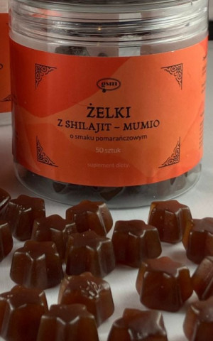 Mumio Shilajit 50 żelek Gabinety Mumio