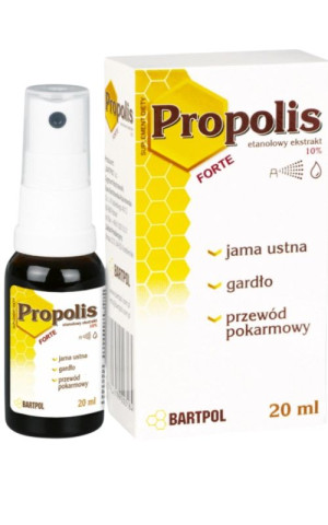 Propolis etanolowy ekstrakt 10% 20 ml BARTPOL
