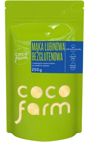 Coco Farm mąka łubinowa bezglutenowa 250g