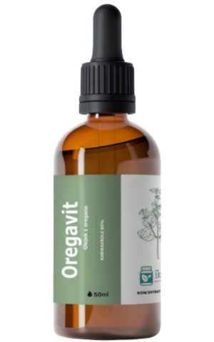 Oregavit Olejek z dzikiego oregano 80% karwakrolu 50 ml EkoToTu