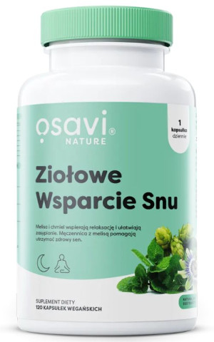 Osavi Ziołowe Wsparcie Snu 120 kapsułek wegańskich