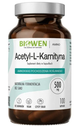Biowen Acetyl-L-karnityna 100 kapsułek