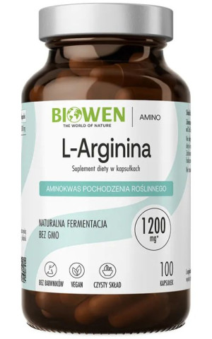 Biowen L-Arginina 1200mg 100 kapsułek