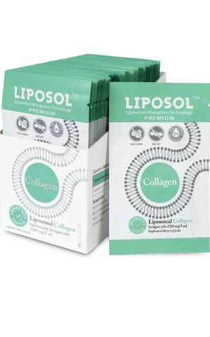 Aliness Liposol Collagen rybi liposomalny 2500 mg/5 ml 40 saszetek