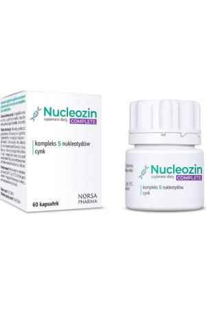 Nucleozin Complete Cynk + Nukleotydy 60 kaps Norsa Pharma