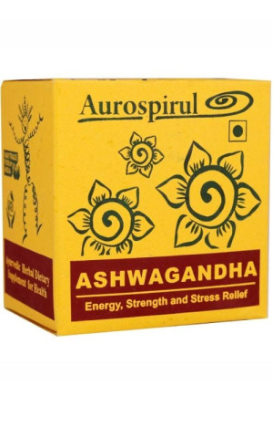 Ashwagandha Withania somnifera 100 kapsułek Aurospirul