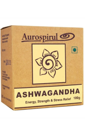 Ashwagandha (Withania somnifera) 100 % czystości 100g - Aurospirul