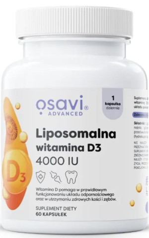 Osavi Liposomalna witamina D3 4000 IU 60 kaps