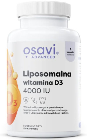 Osavi Liposomalna witamina D3 4000 IU 120 kaps